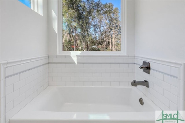 bathroom featuring a bathtub