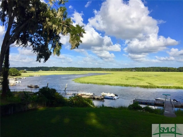 property view of water