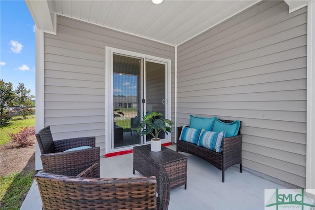 view of patio / terrace featuring outdoor lounge area