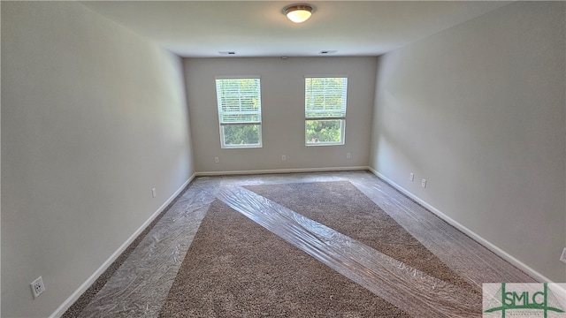 empty room with carpet