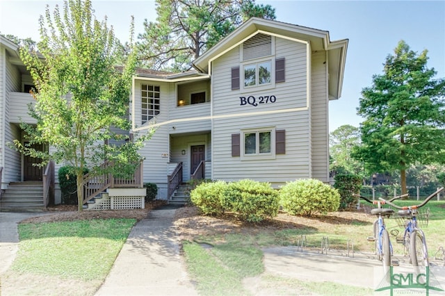 view of front of home