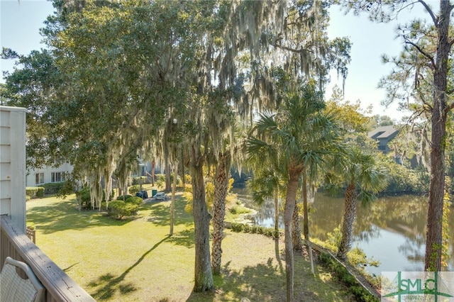 view of water feature