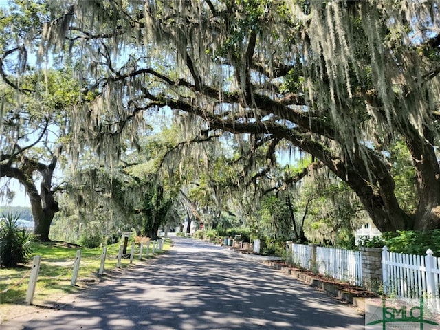 view of road