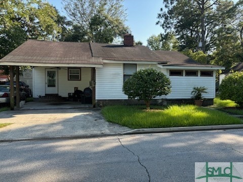 view of front of home