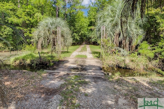 view of road