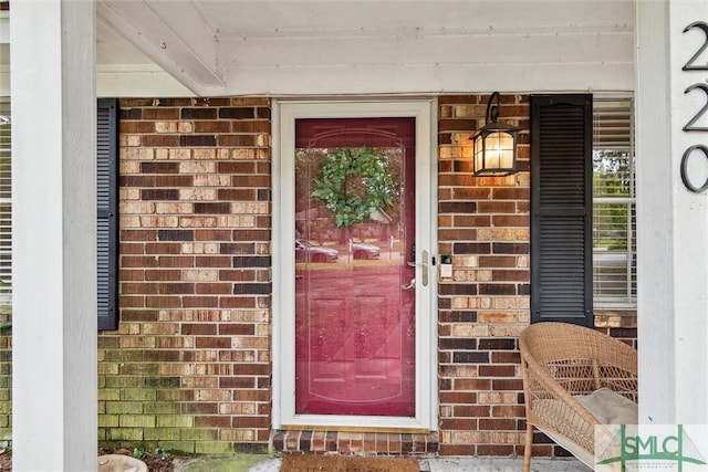 view of property entrance