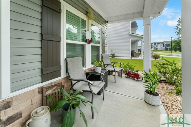 view of patio / terrace featuring a porch