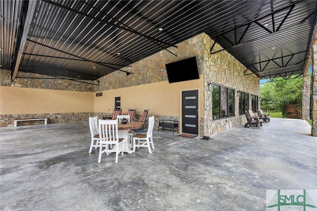 120 Saint Galilee Rd, Midville, GA 30441 - view of patio / terrace with outdoor dining area