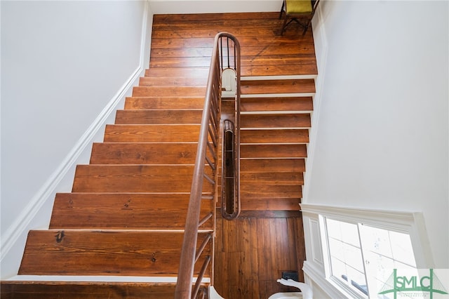 view of staircase