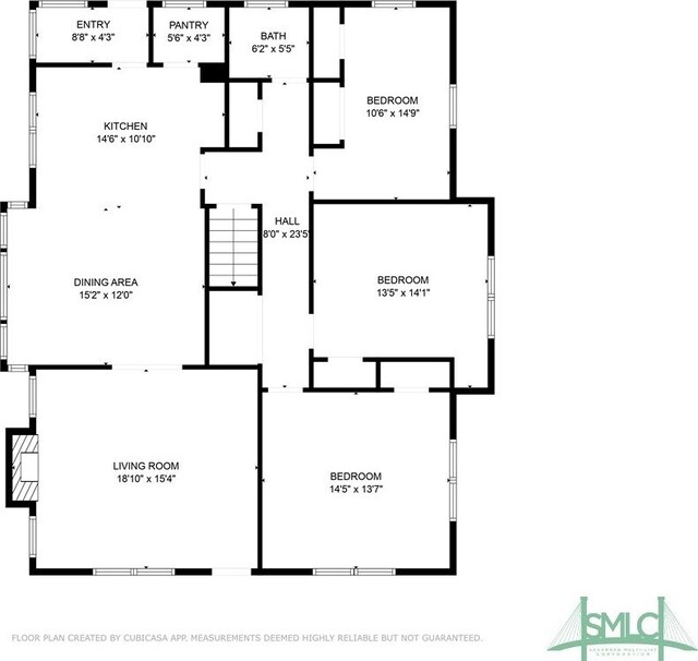 202 E 51st St, Savannah, GA 31405 - home floor plan
