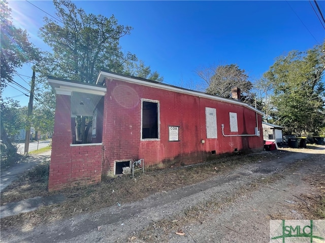 view of property exterior