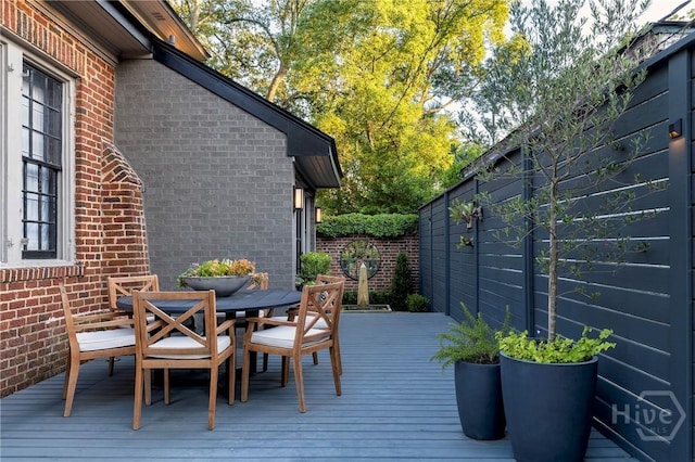 56 E 54th St, Savannah, GA 31405 - deck featuring outdoor dining space