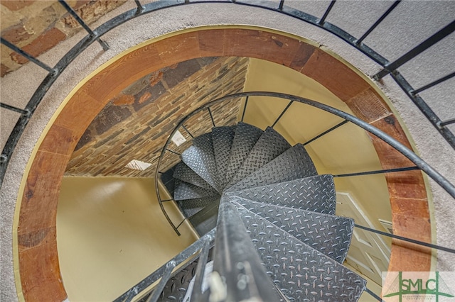 view of staircase