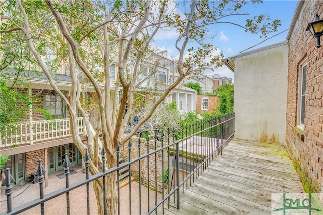 balcony featuring a patio area