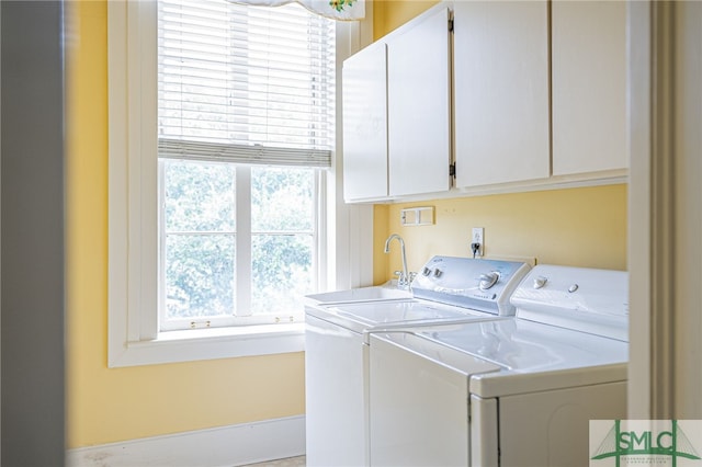 115 W Gordon St, Savannah, GA 31401 - laundry area featuring cabinet space and separate washer and dryer