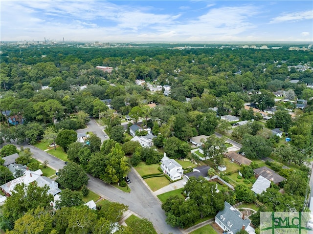 aerial view