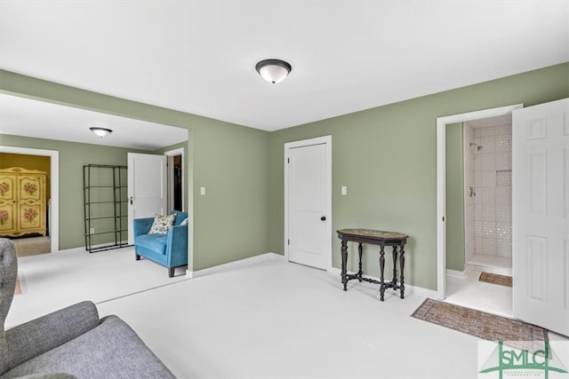 bedroom featuring ensuite bath