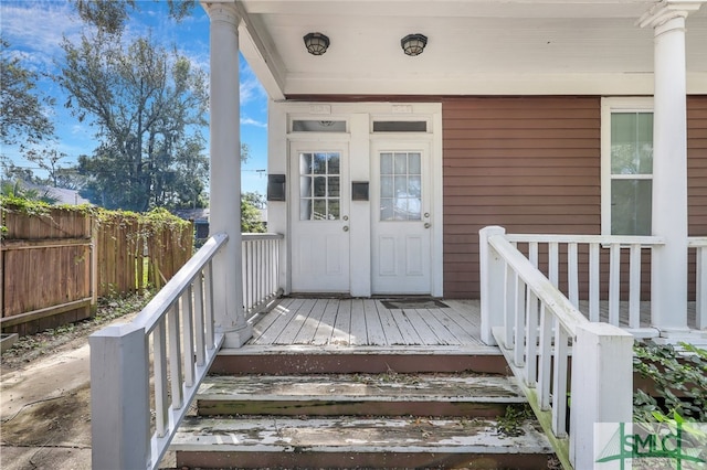 view of property entrance