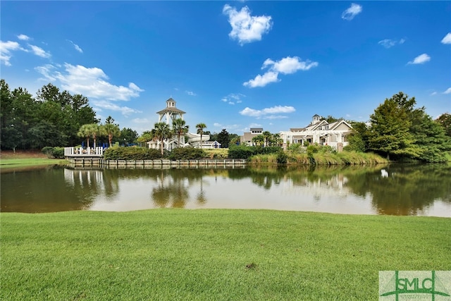 view of water feature