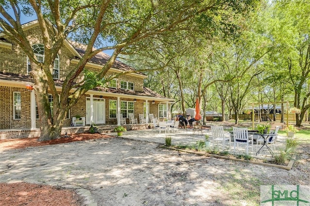 exterior space with a patio