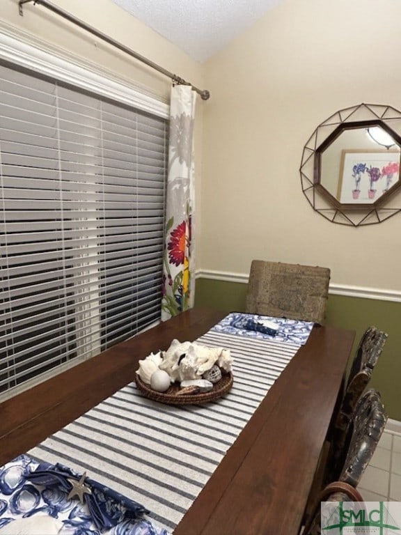 view of dining room