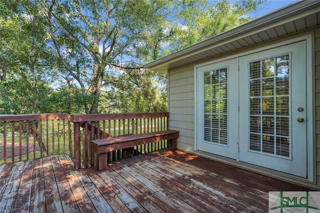 view of deck