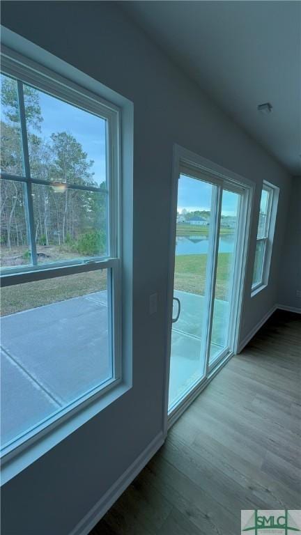 20 Flagler Dr, Savannah, GA 31419 - doorway to outside featuring wood finished floors and baseboards
