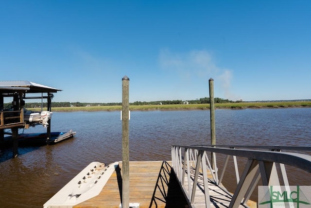 159 E 1st St, Midway, GA 31320 - dock with a water view