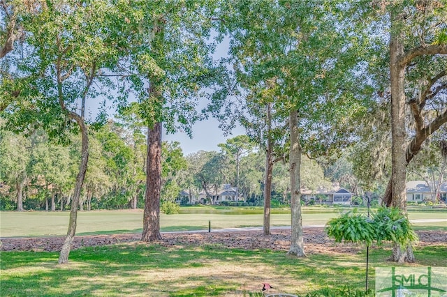 view of home's community featuring a lawn