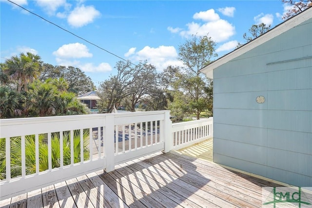view of deck