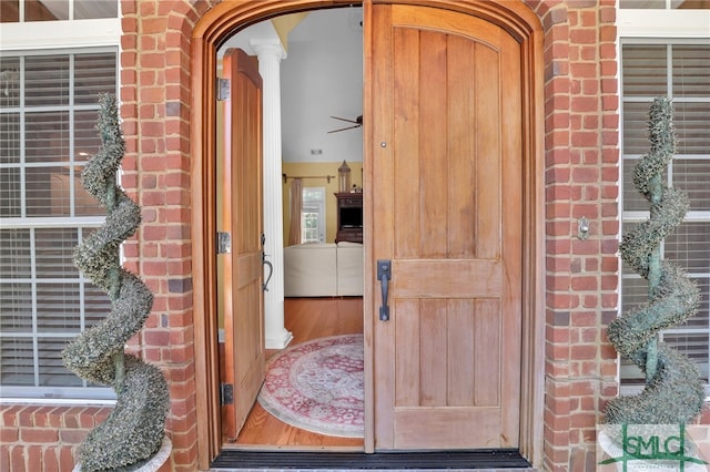 view of entrance to property