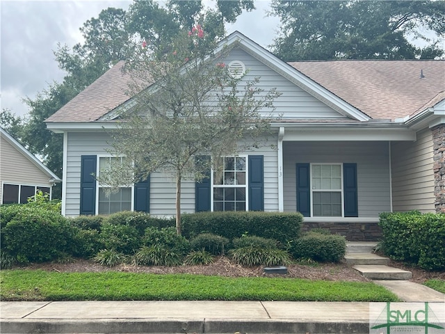 view of front of home