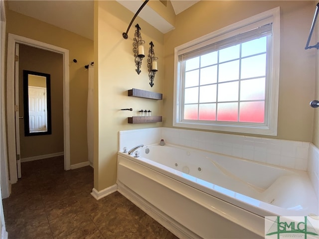 bathroom featuring a bathtub