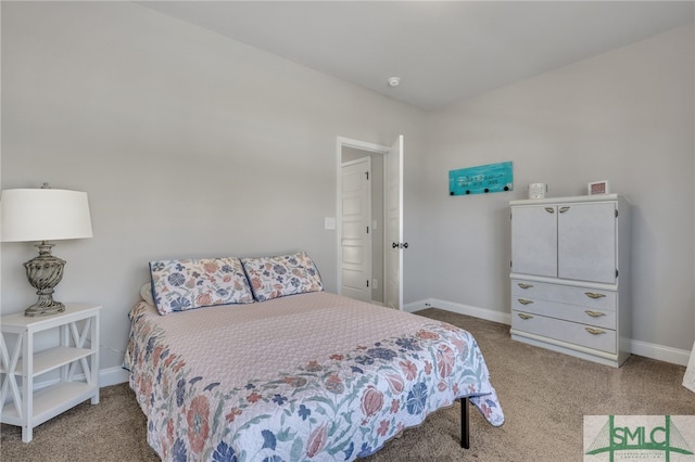 bedroom featuring carpet floors