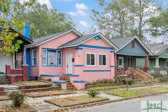 view of front of home with a porch