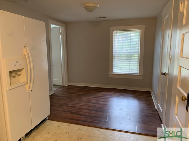 interior space with light hardwood / wood-style flooring