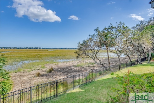 property view of water featuring a rural view