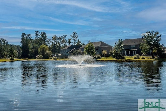 view of water feature