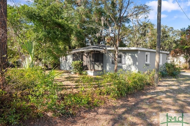 view of front of home