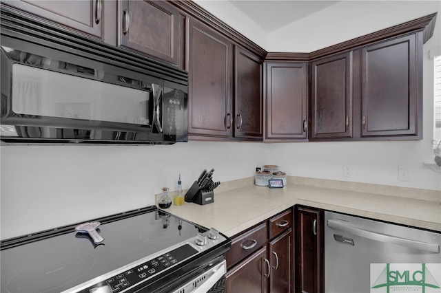 kitchen featuring dishwasher and electric range oven