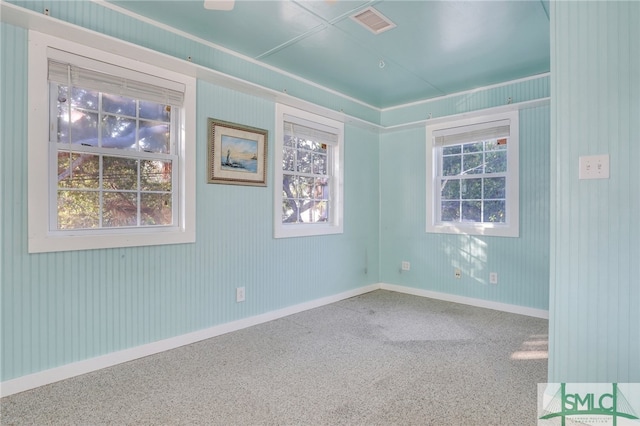 empty room featuring carpet floors