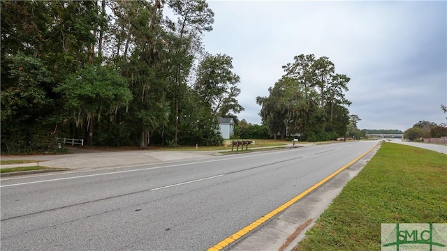 view of road