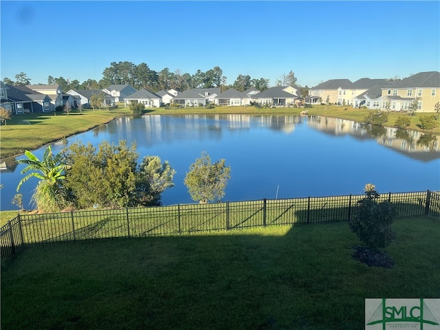 property view of water