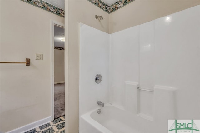 bathroom featuring shower / bathtub combination