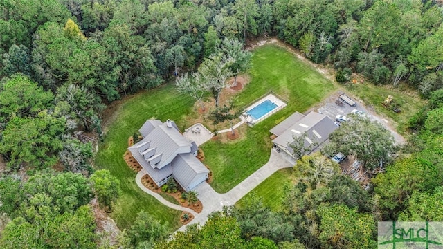 5261 Mill Branch Club Rd, Pembroke, GA 31321 - aerial view of property's location with a forest