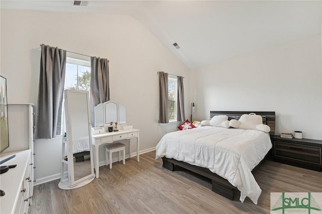 10 Henslow Fld, Savannah, GA 31419 - bedroom featuring lofted ceiling and light wood-type flooring
