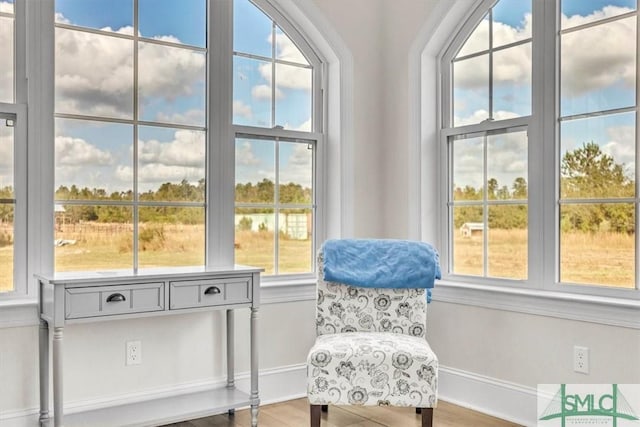 1495 Lillie Hagan Rd, Brooklet, GA 30415 - living area featuring baseboards and wood finished floors