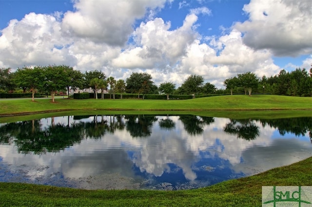 view of water feature