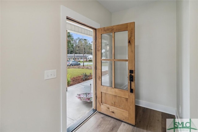 215 Wildwood Dr, Sylvania, GA 30467 - entryway with wood finished floors