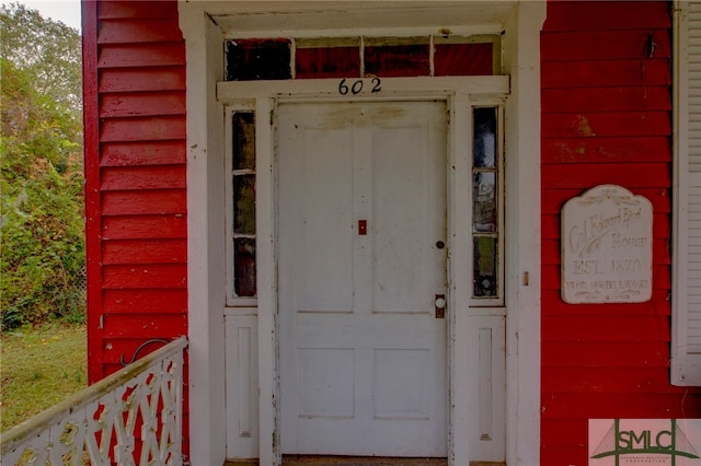 view of entrance to property